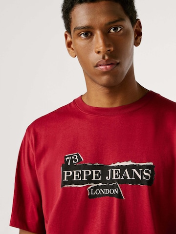 Maglietta 'GRIFFIN' di Pepe Jeans in rosso