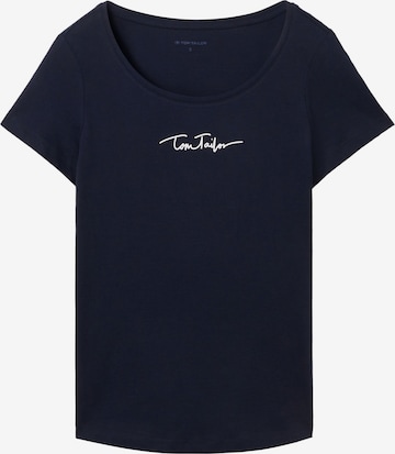 TOM TAILOR Shirt in Blue: front