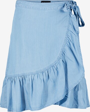 Pieces Petite Skirt 'VILMA' in Blue: front