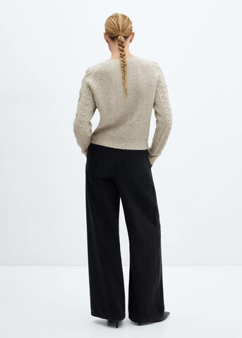 MANGO Pullover 'Royalty' in Beige