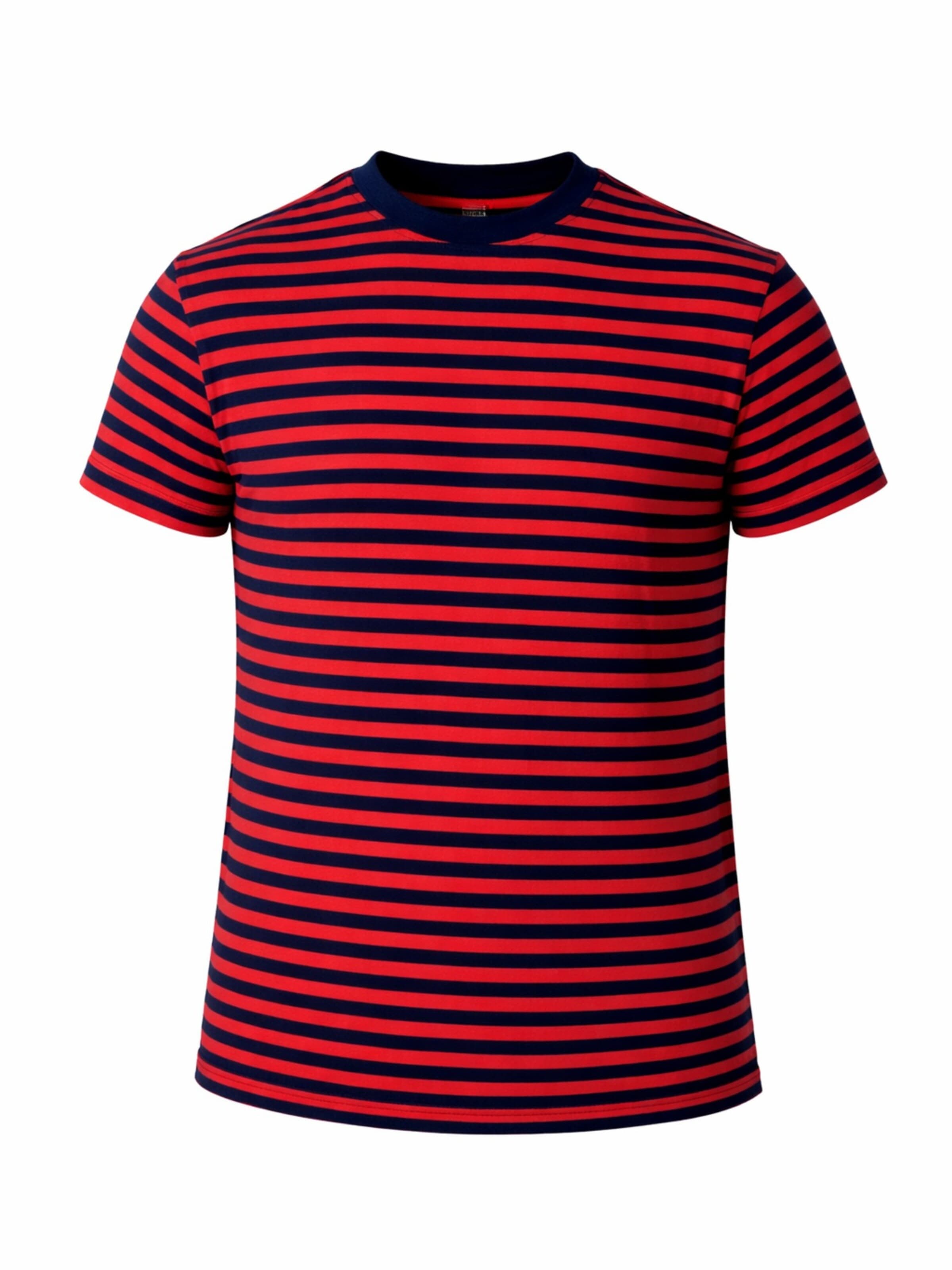 PANTONECLO Shirt 'Pantoneclo Men’s Crew Neck Short Sleeve T-Shirt' in Red: front