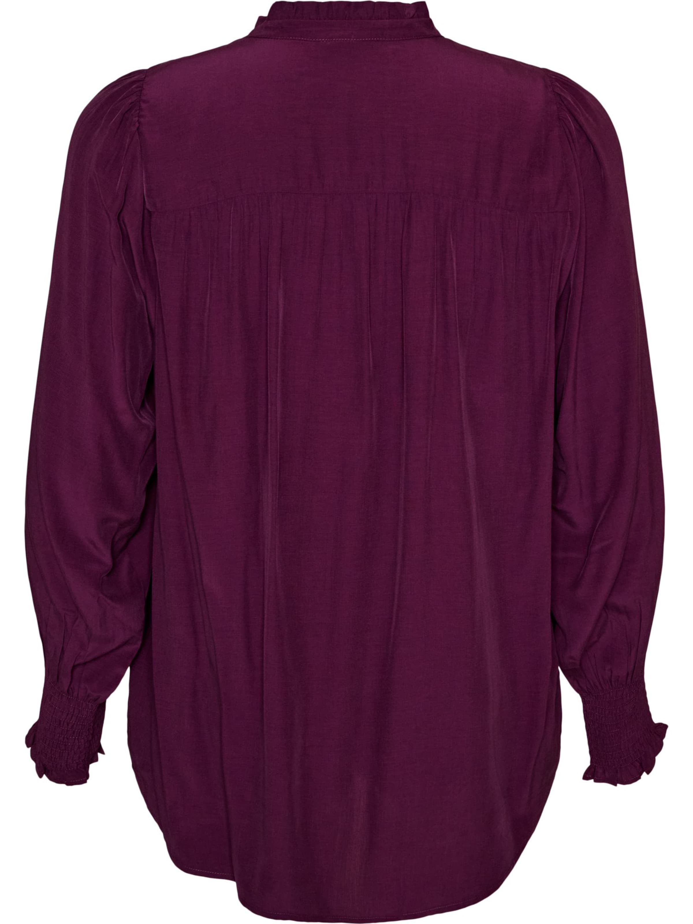 Zizzi Bluza 'JANNIE' | vijolična barva