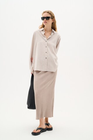 Chemisier 'SannieIW' InWear en beige