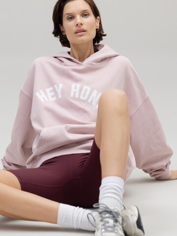 Hey Honey Skinny Leggings 'Biker Ribbed' in Rood