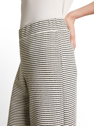 Wide Leg Pantalon TOM TAILOR DENIM en blanc