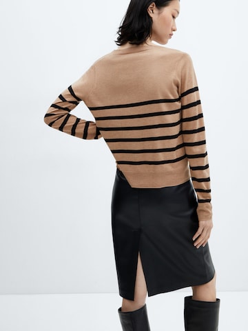 MANGO Sweater 'LUCCAVR' in Brown