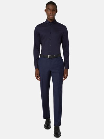 Boggi Milano Slim fit Button Up Shirt in Blue