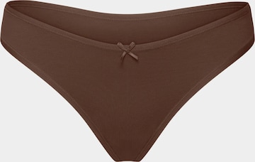 cfab (formerly creamy fabrics) Slip 'Cotton String' in Braun: Vorderseite