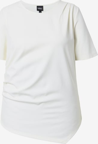 Ulla Popken Shirt in Weiß: Vorderseite