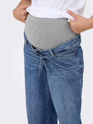 Only Maternity Barrel Džíny 'OLMGianna' – modrá