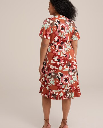 WE Fashion Kleid in Braun