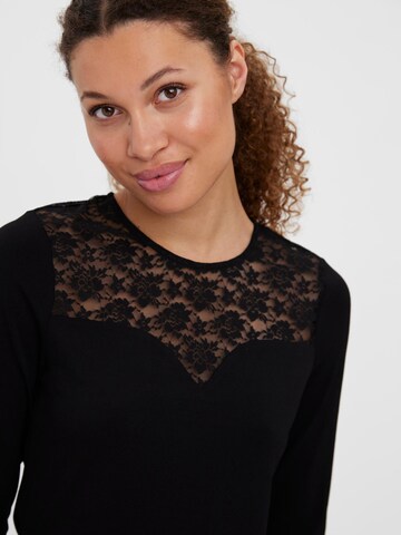 VERO MODA Shirt 'MILLA' in Zwart