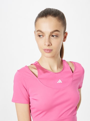 ADIDAS PERFORMANCE Performance Shirt 'Hiit Aeroready' in Pink