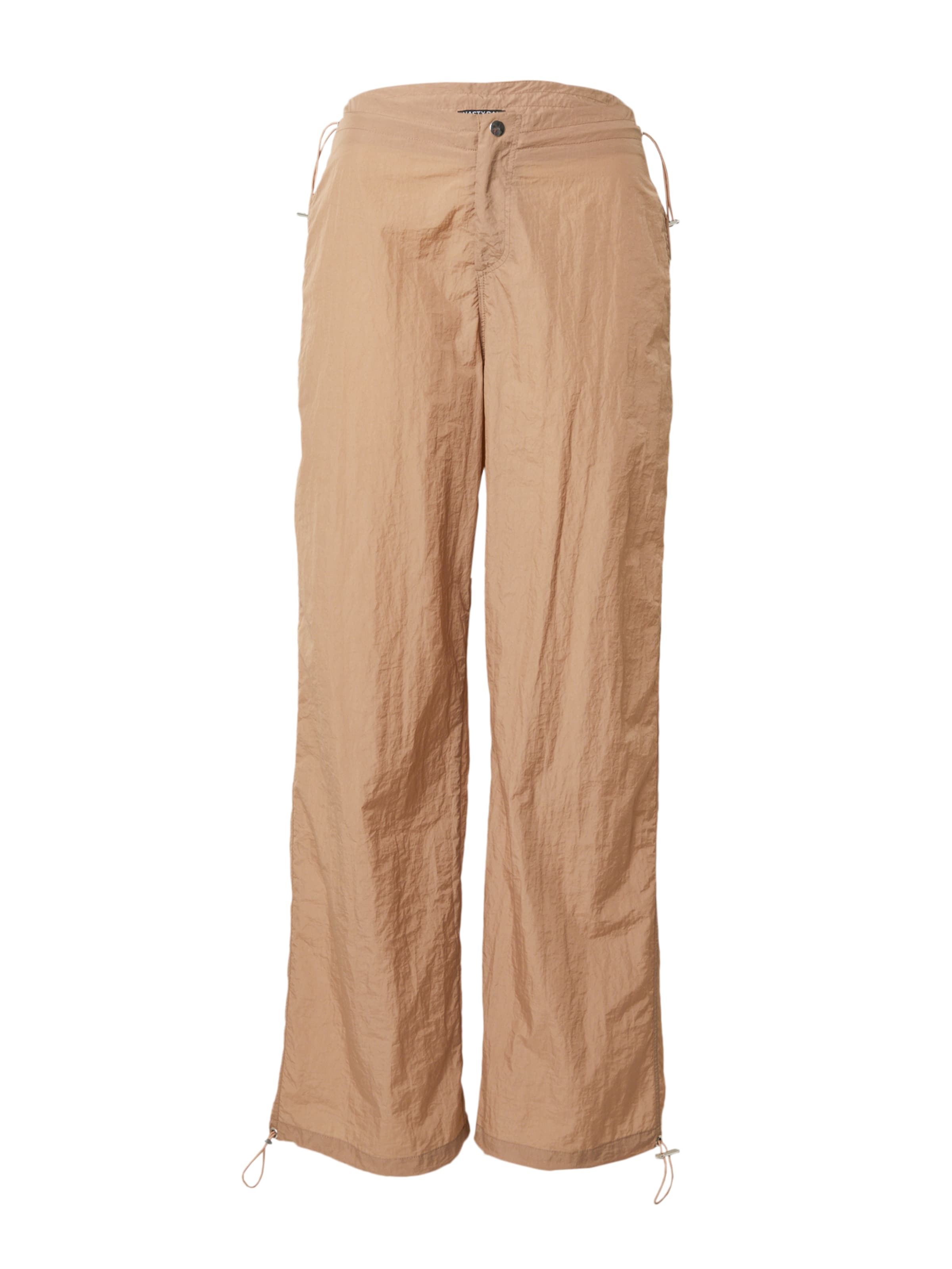 Regular Pantalon Nasty Gal en marron : devant