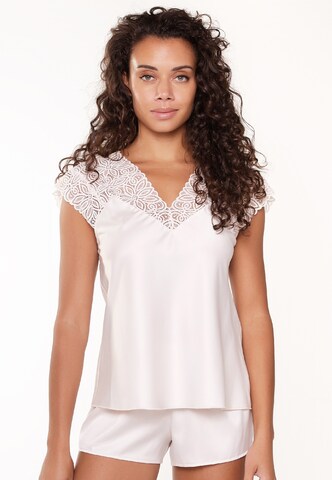 LingaDore Pajama in White: front