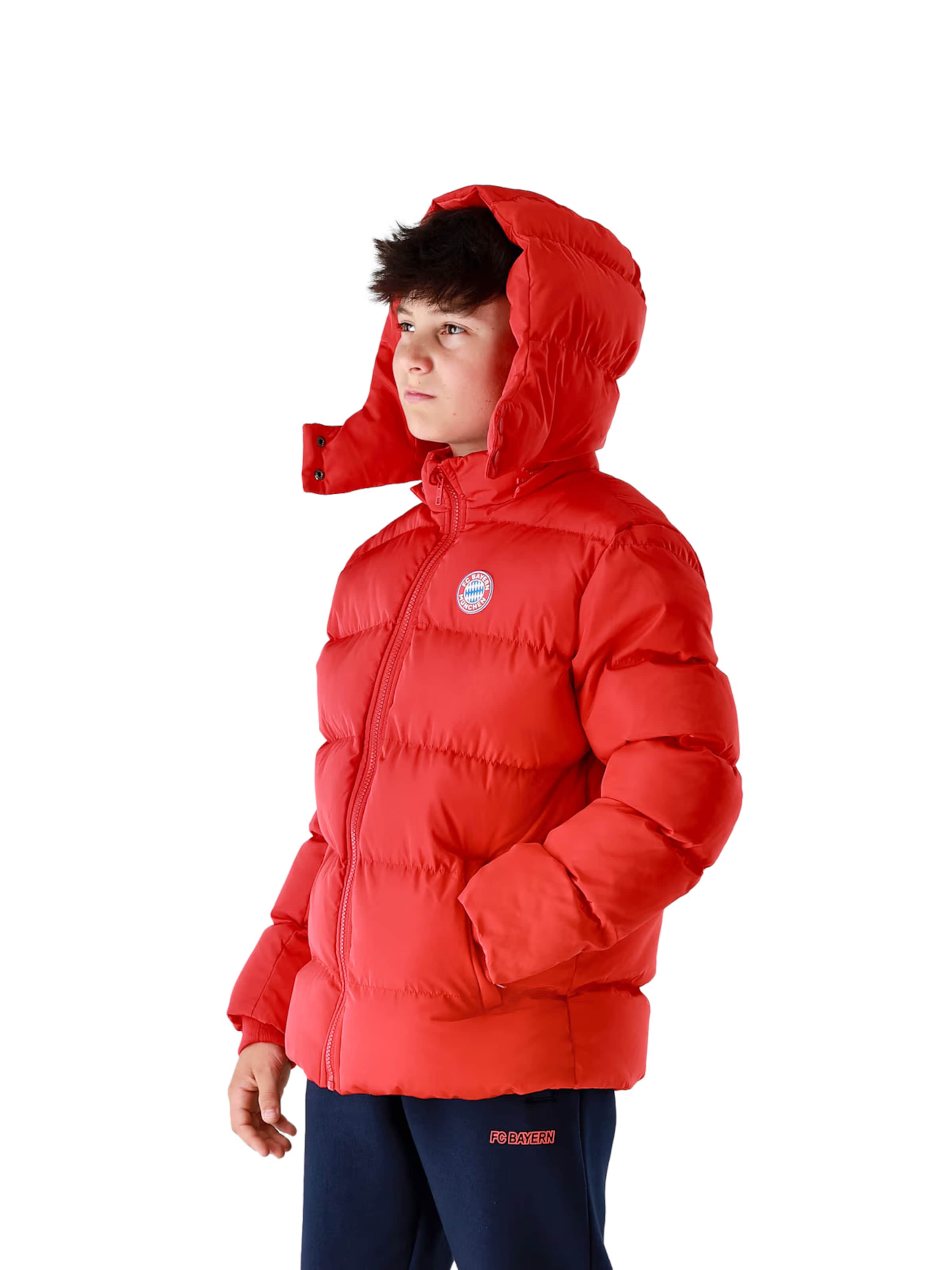 FC BAYERN MÜNCHEN Winter Jacket in Red