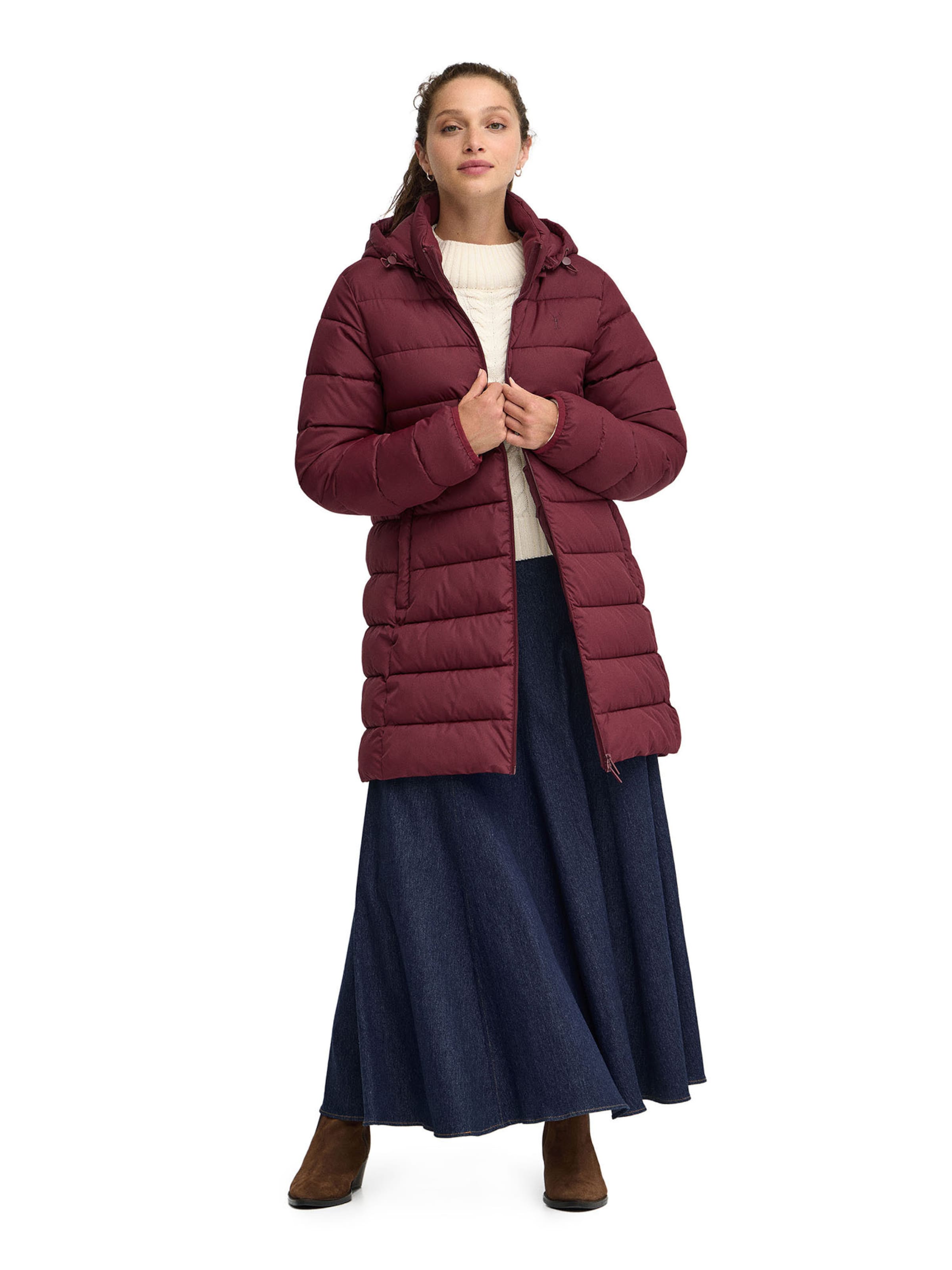 Polo Club Winter Jacket 'BRUNA' in Red