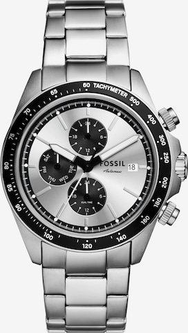 FOSSIL Analoginen kello 'AUTOCROSS' värissä hopea: etupuoli