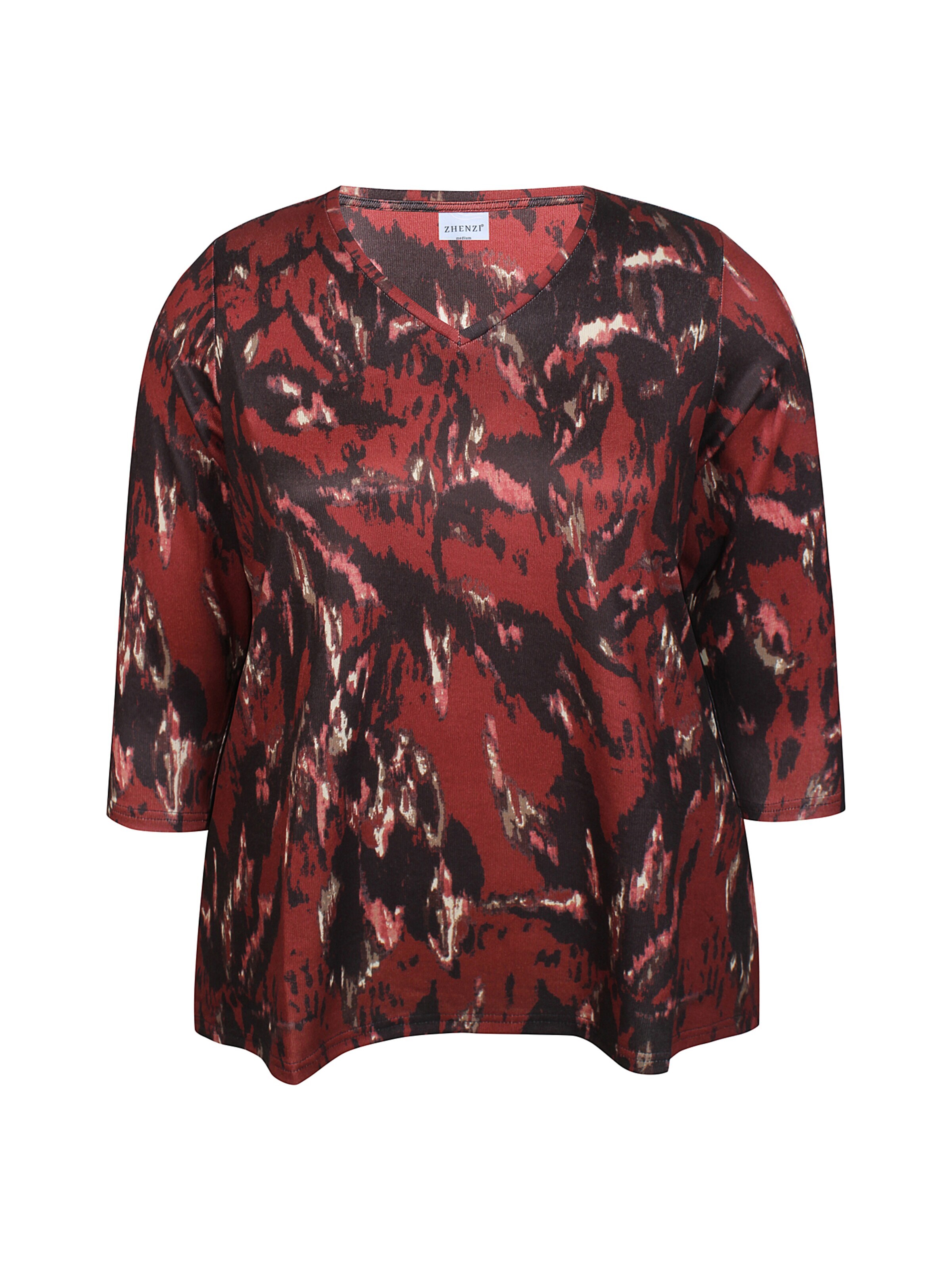 Zhenzi Blouse 'Ainsley 1489' in Red: front