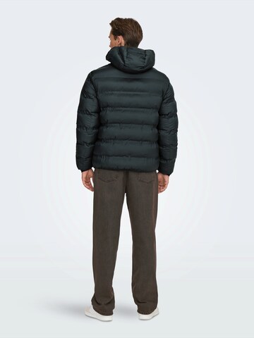 Veste d’hiver 'ONSUNION' Only & Sons en noir