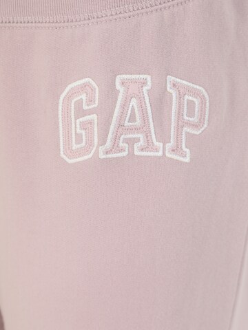 Gap Tall Zwężany krój Spodnie w kolorze fioletowy