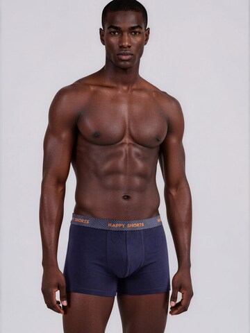 Boxers ' Jersey ' Happy Shorts en bleu : devant