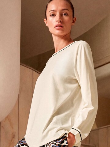 Camicia da notte di Gisela in bianco: frontale