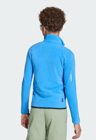 ADIDAS TERREX Athletic fleece jacket 'Kids Multi Full-Zip' in Blue