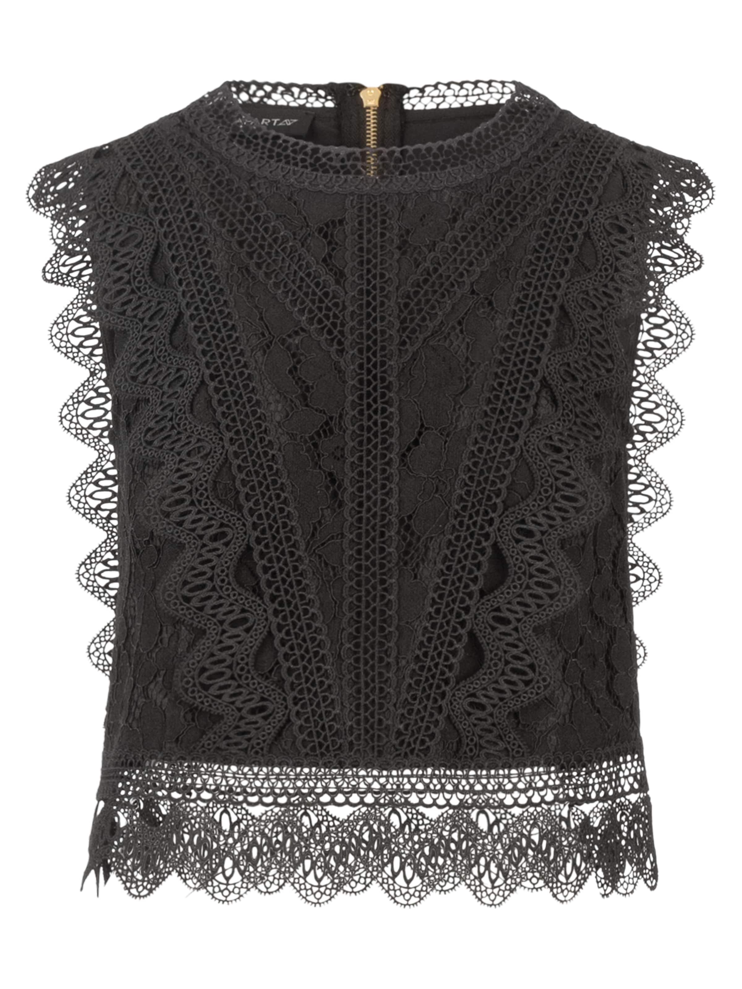 APART Top in Black: front