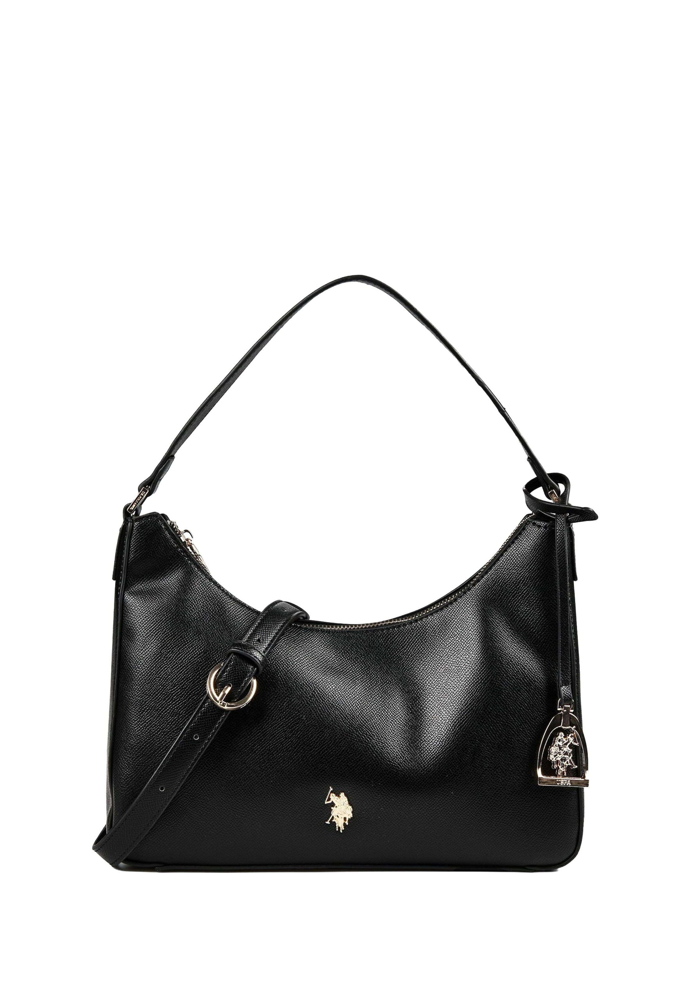 Sac bandoulière 'JONES' U.S. POLO ASSN. en noir : devant