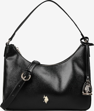juoda U.S. POLO ASSN. Rankinė ant peties 'JONES': priekis