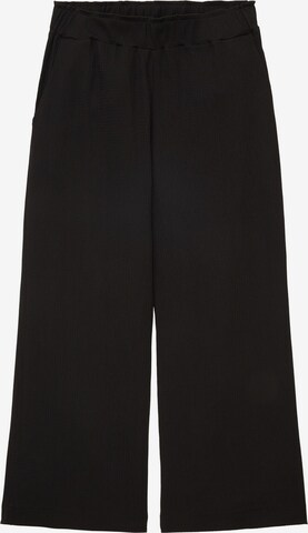 TOM TAILOR DENIM Loose fit Trousers in Black: front