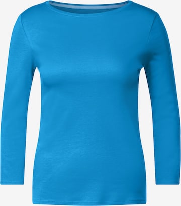 CECIL Μπλουζάκι σε μπλε: μπροστά