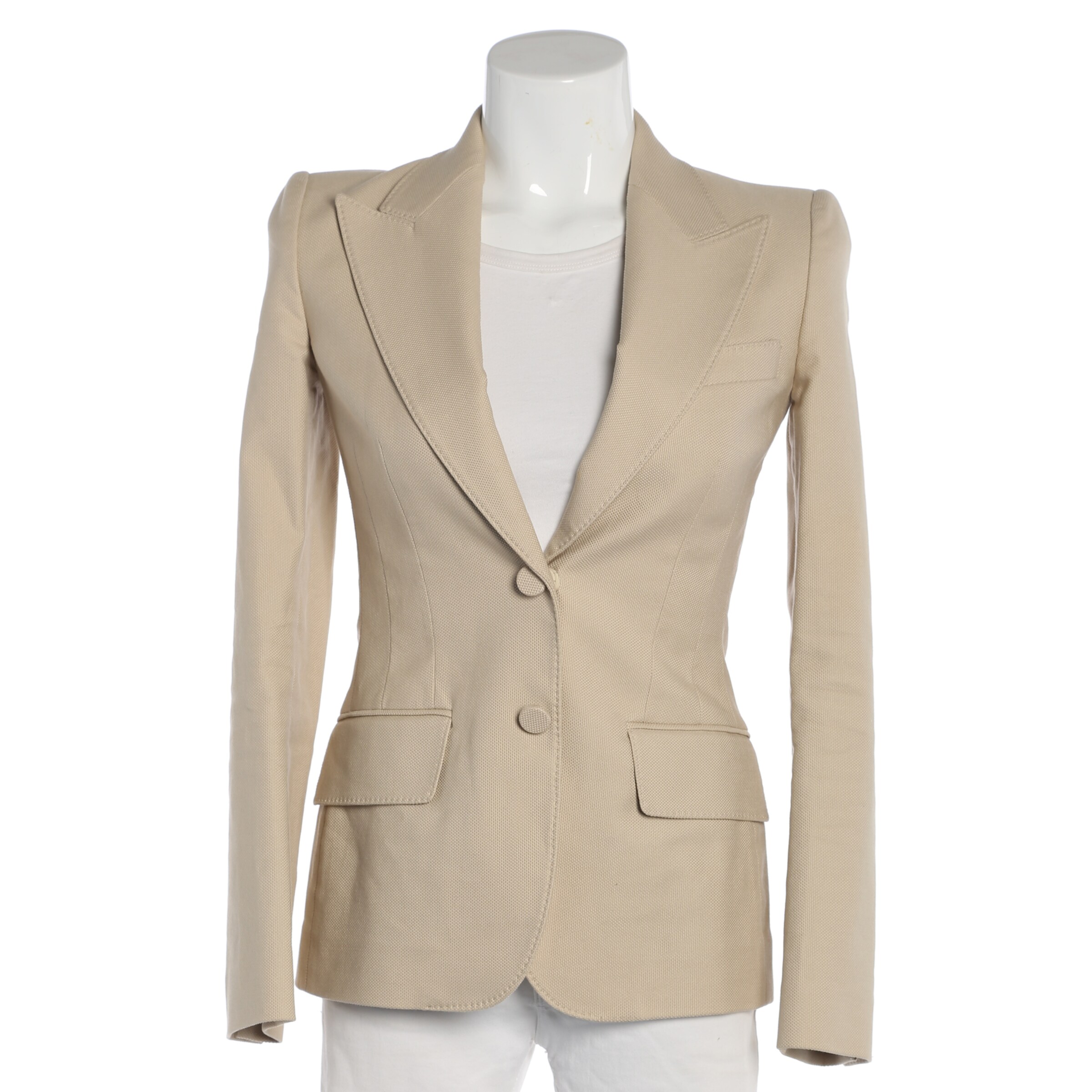 DOLCE & GABBANA Blazer in XXS in Beige, Item view