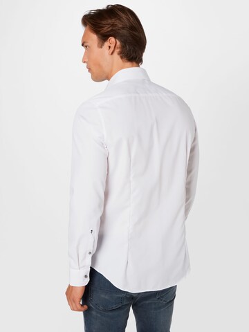 Coupe slim Chemise business SEIDENSTICKER en blanc