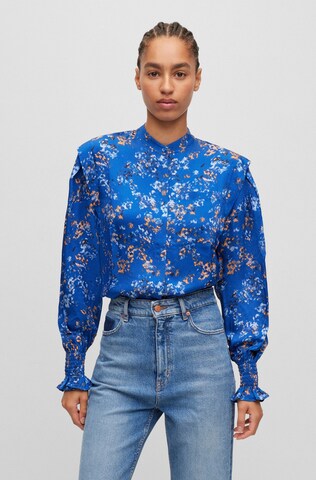 BOSS Bluse 'Blasi' in Blau: Vorderseite