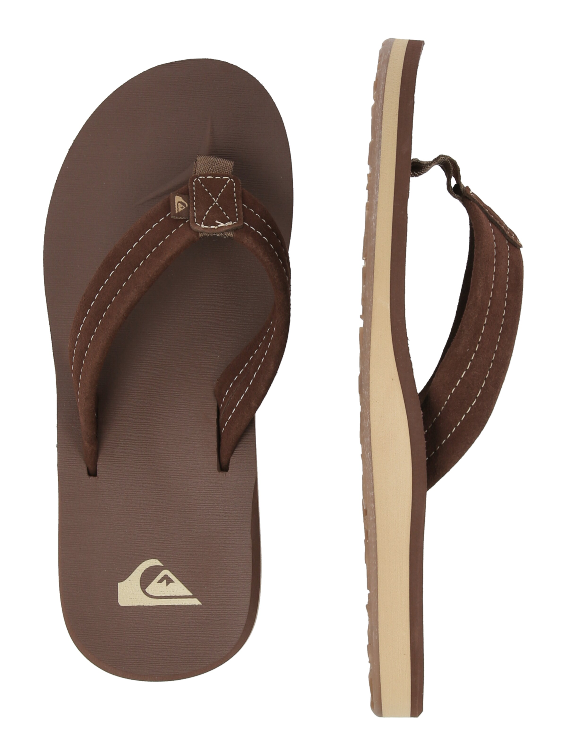 QUIKSILVER Σαγιονάρες διχαλωτές 'CARVER' σε καφέ