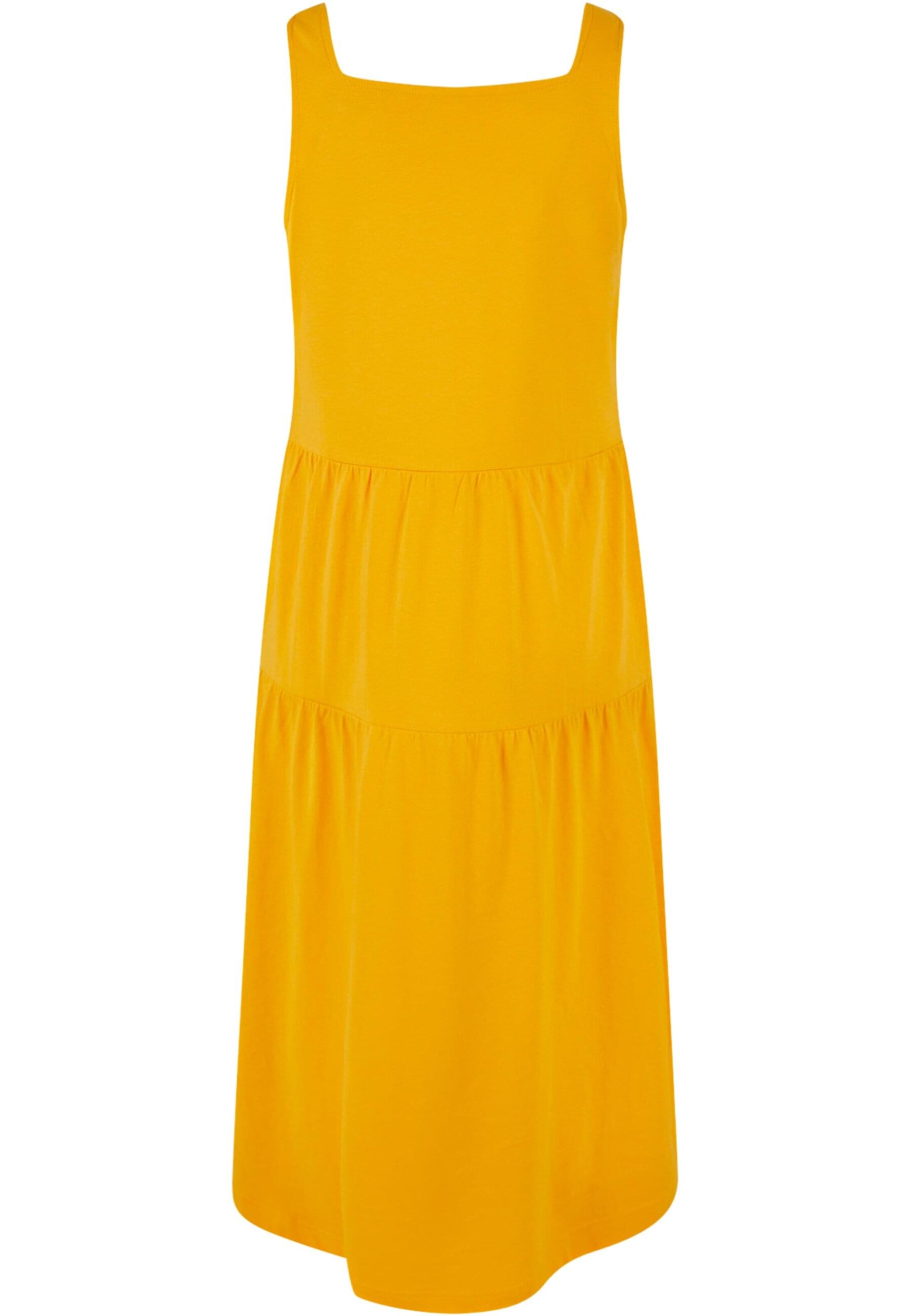 Urban Classics Šaty 'Valance' - Oranžová