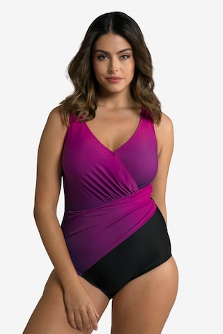 purpurinė Ulla Popken Maudymosi kostiumėlis: priekis