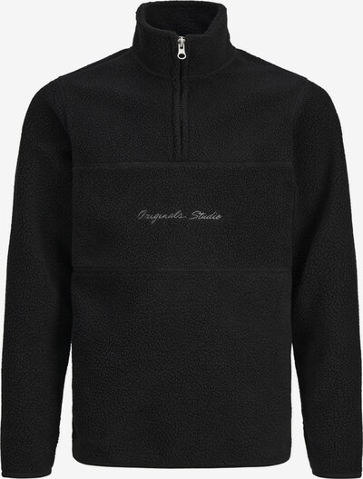 Jack & Jones Junior Functionele fleece jas in de kleur Zwart, Productweergave