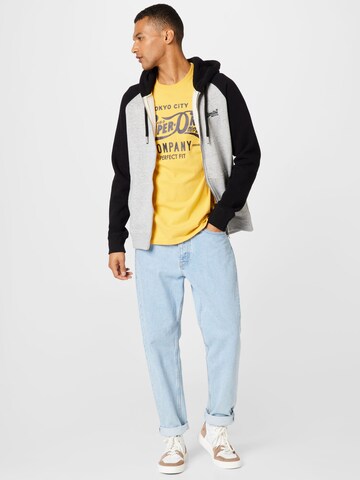 Superdry Zip-Up Hoodie in Grey