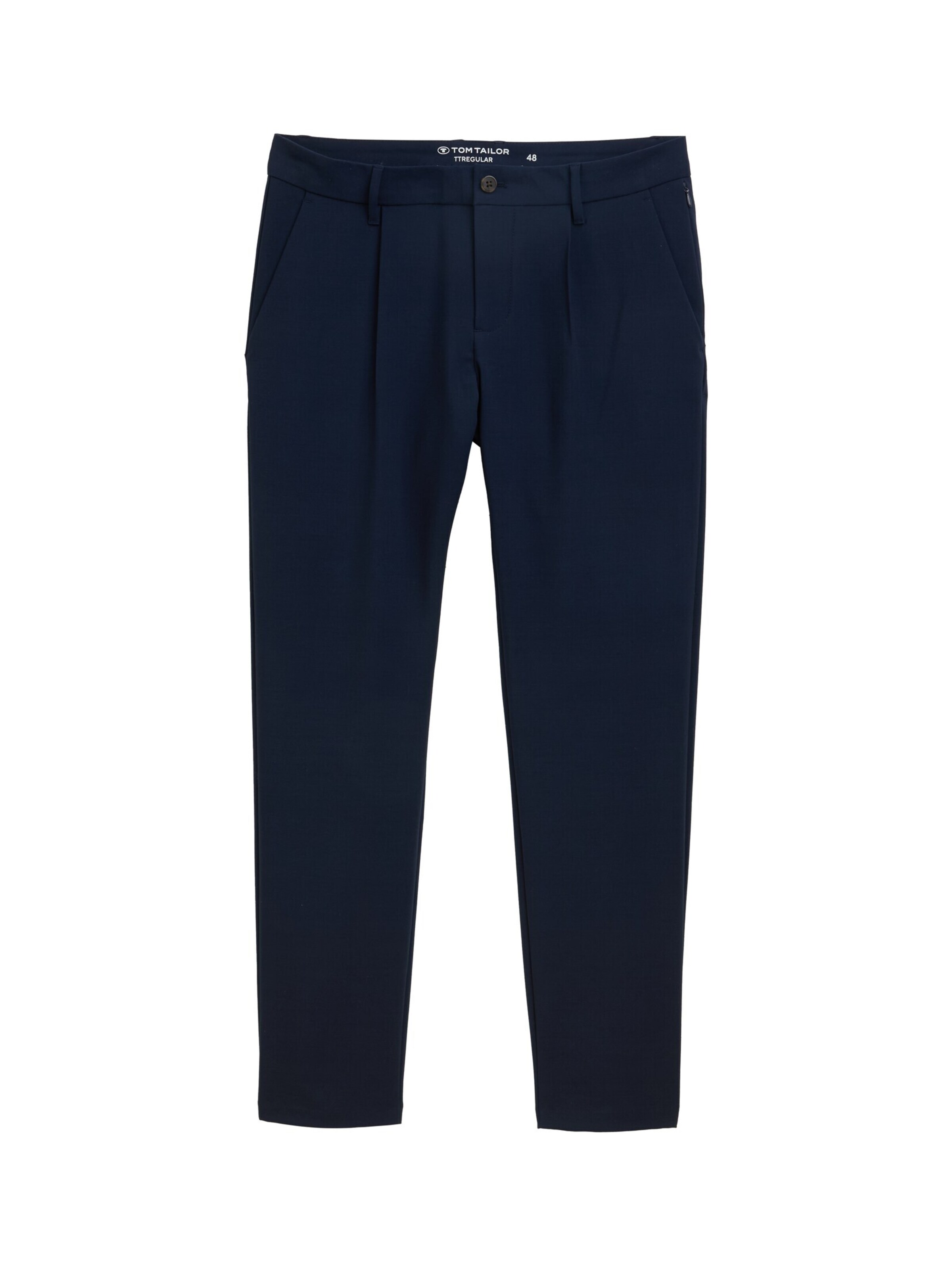 TOM TAILOR Regular Broek in Blauw: voorkant