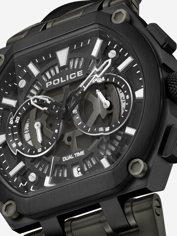 POLICE Uhr 'Shield' in Schwarz