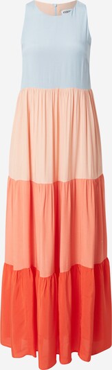 Essentiel Antwerp Kleid 'BENTE' in hellblau / pfirsich / lachs / orangerot, Produktansicht