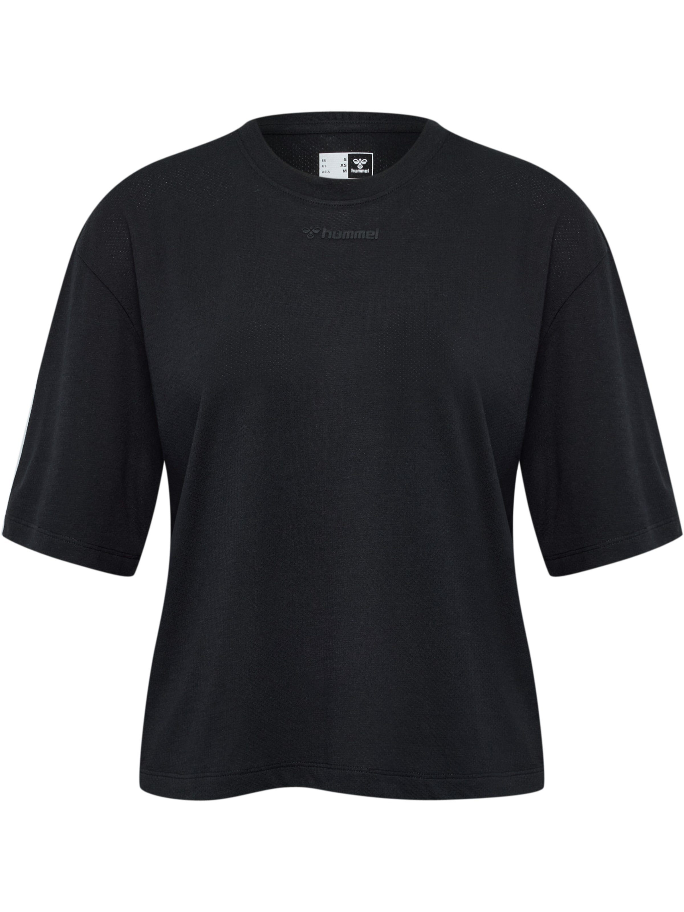 Hummel Sportshirt in Schwarz: Vorderseite