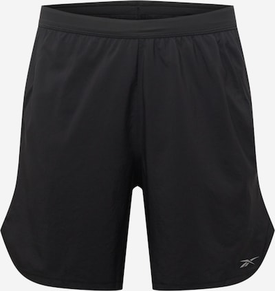 Reebok Спортен панталон в светлосиво / черно, Преглед на продукта
