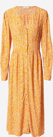 Robe-chemise 'Corinna' modström en orange : devant