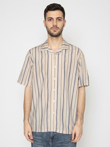 minimum Comfort fit Button Up Shirt 'Jole 3033' in Beige: front