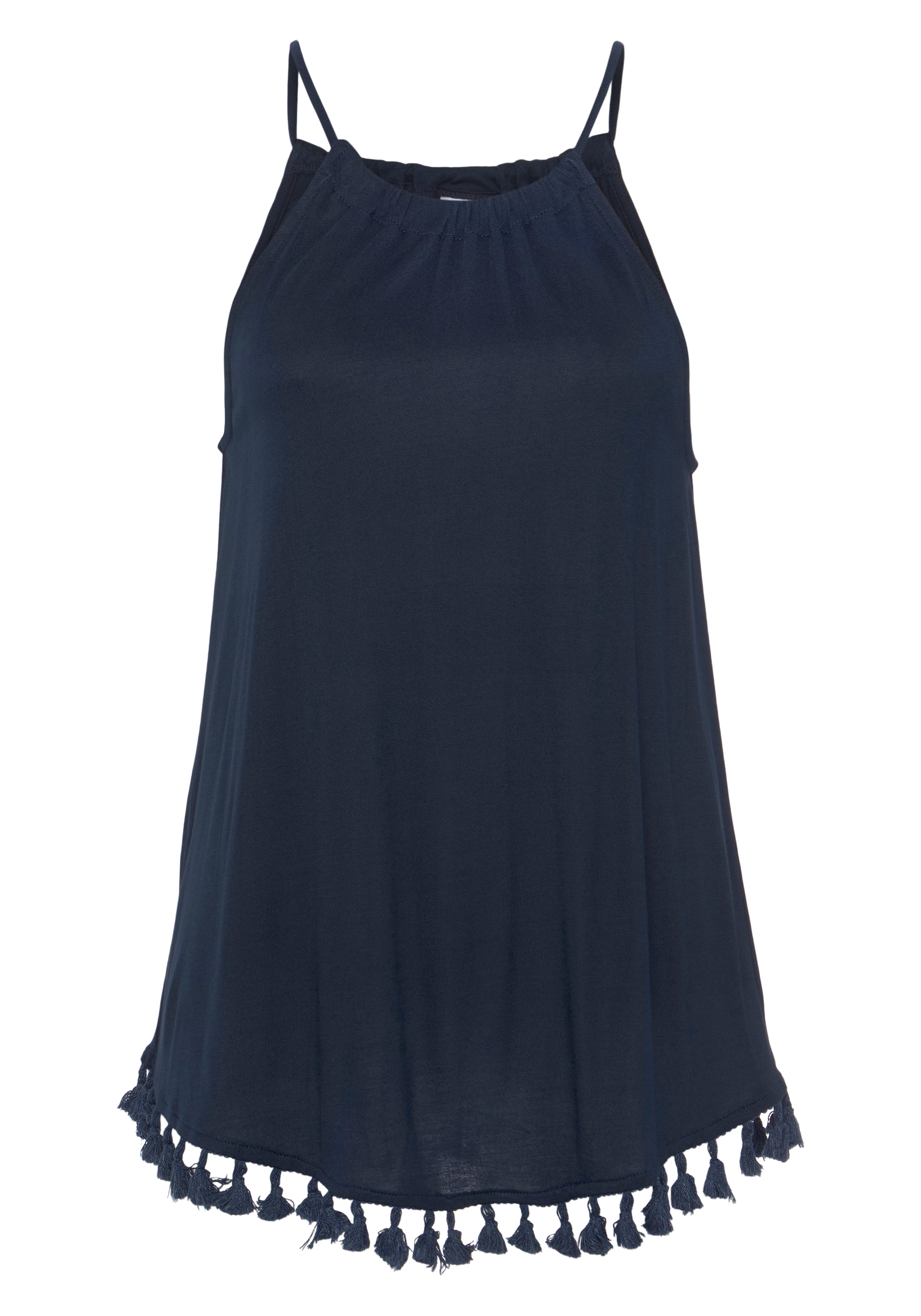 LASCANA Topp, värv sinine: eest vaates