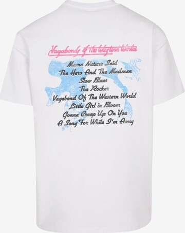 Merchcode Shirt 'Thin Lizzy - Album Tracklisting' in Wit